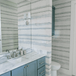 teal kitchen cabinets