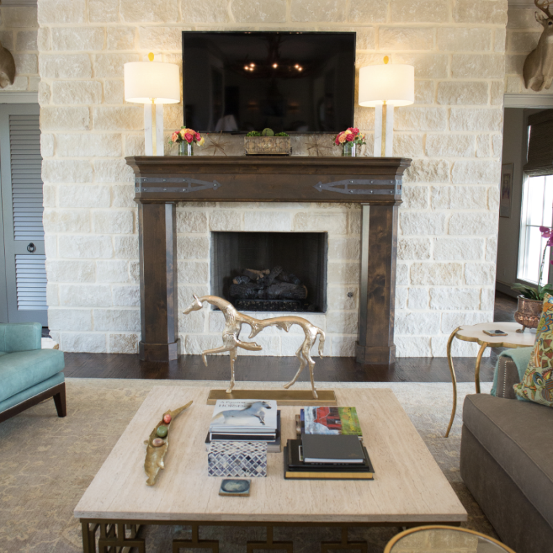 fireplace mantel living room